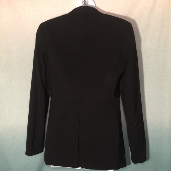 Theory Black Double Button Blazer - Picture 4 of 6